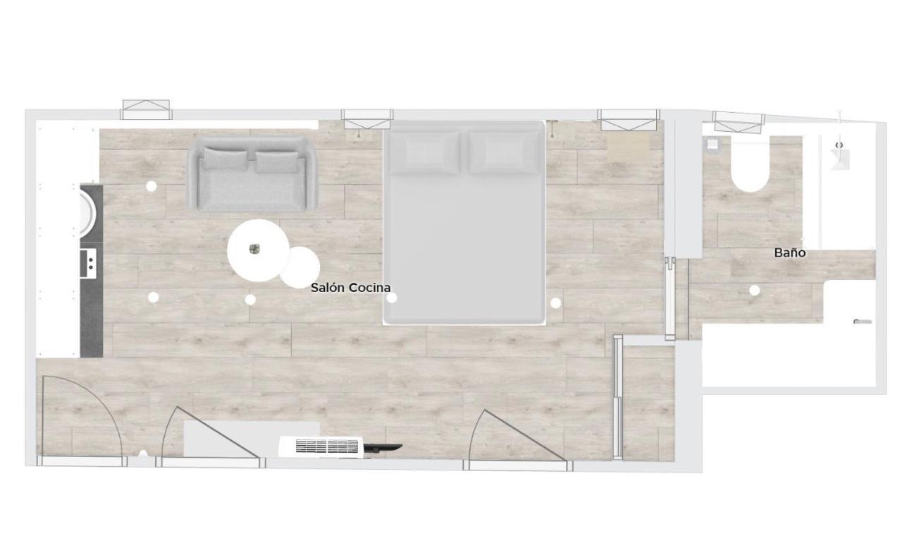 Apartamento Madrid Junto Palacio Real Bagian luar foto